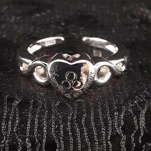 925S HEART KEEPSAKE CONTAINER RING